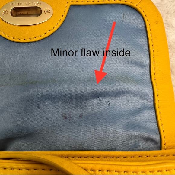Henri Bendel Mini Crossbody Mustard Color - Picture 7 of 16